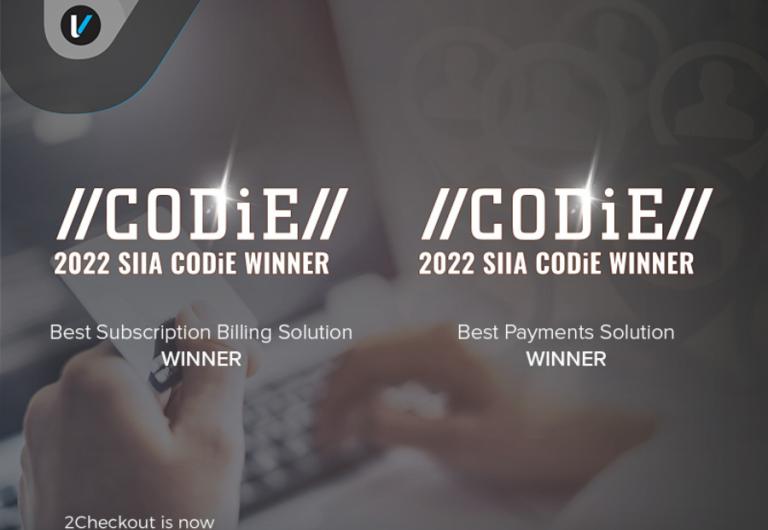 Codie award for Verifone